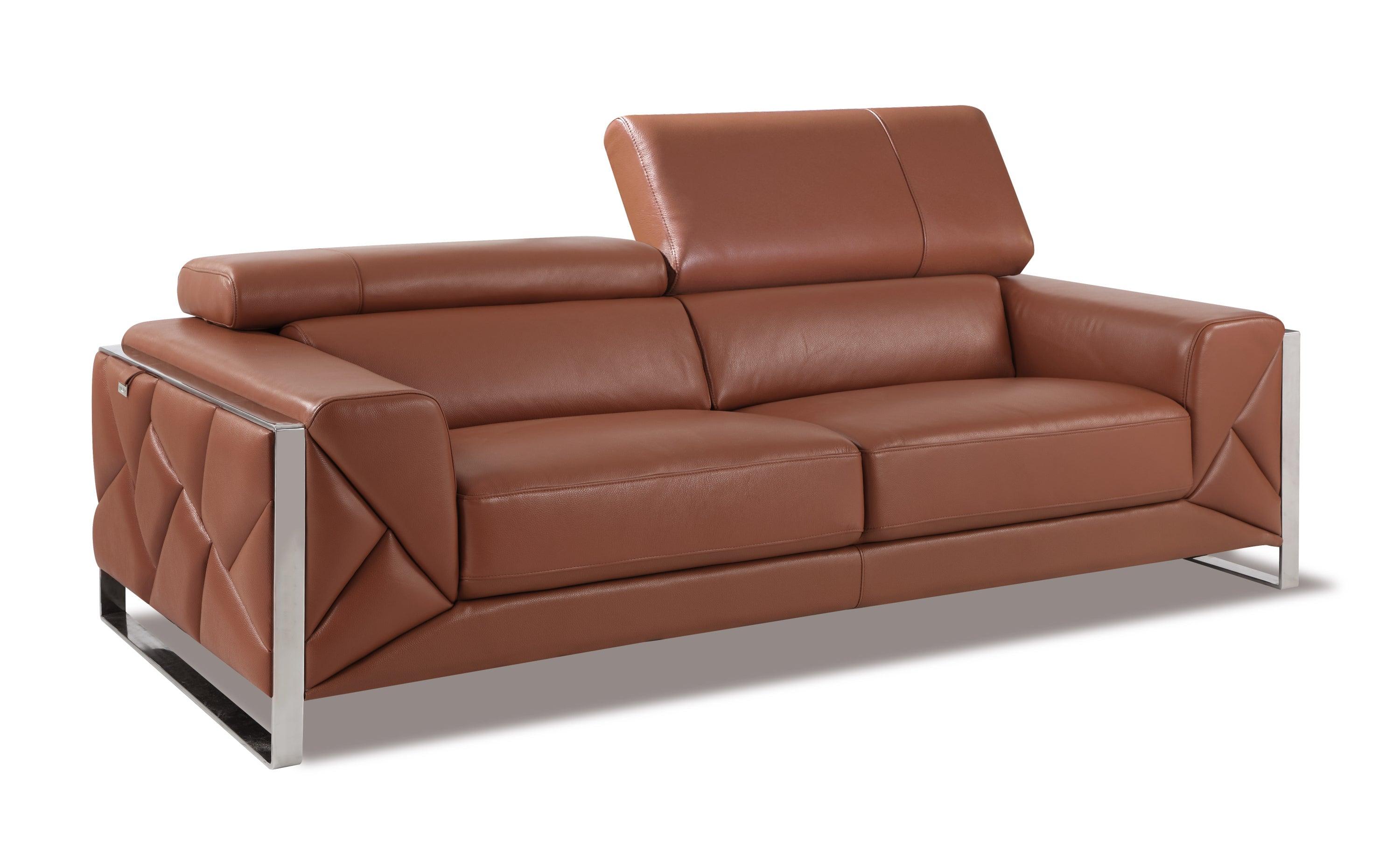 Leonardo Top Grain Italian Leather Sofa