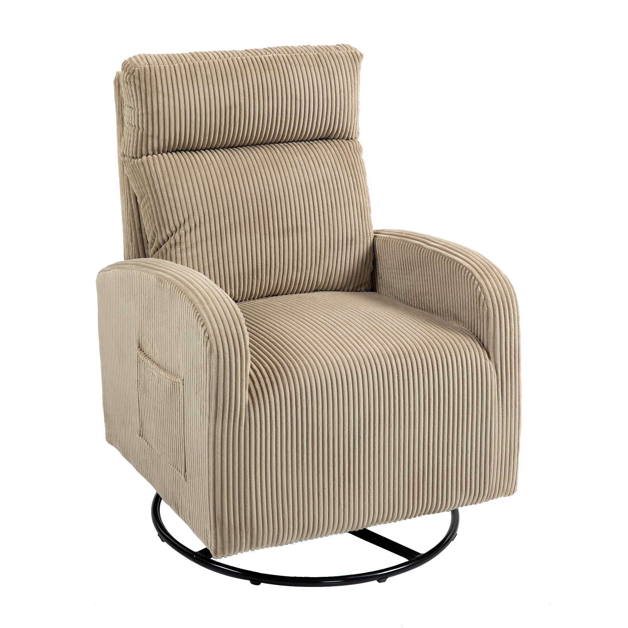 JiaDa Upholstered Swivel Glider&Rocking Chair
