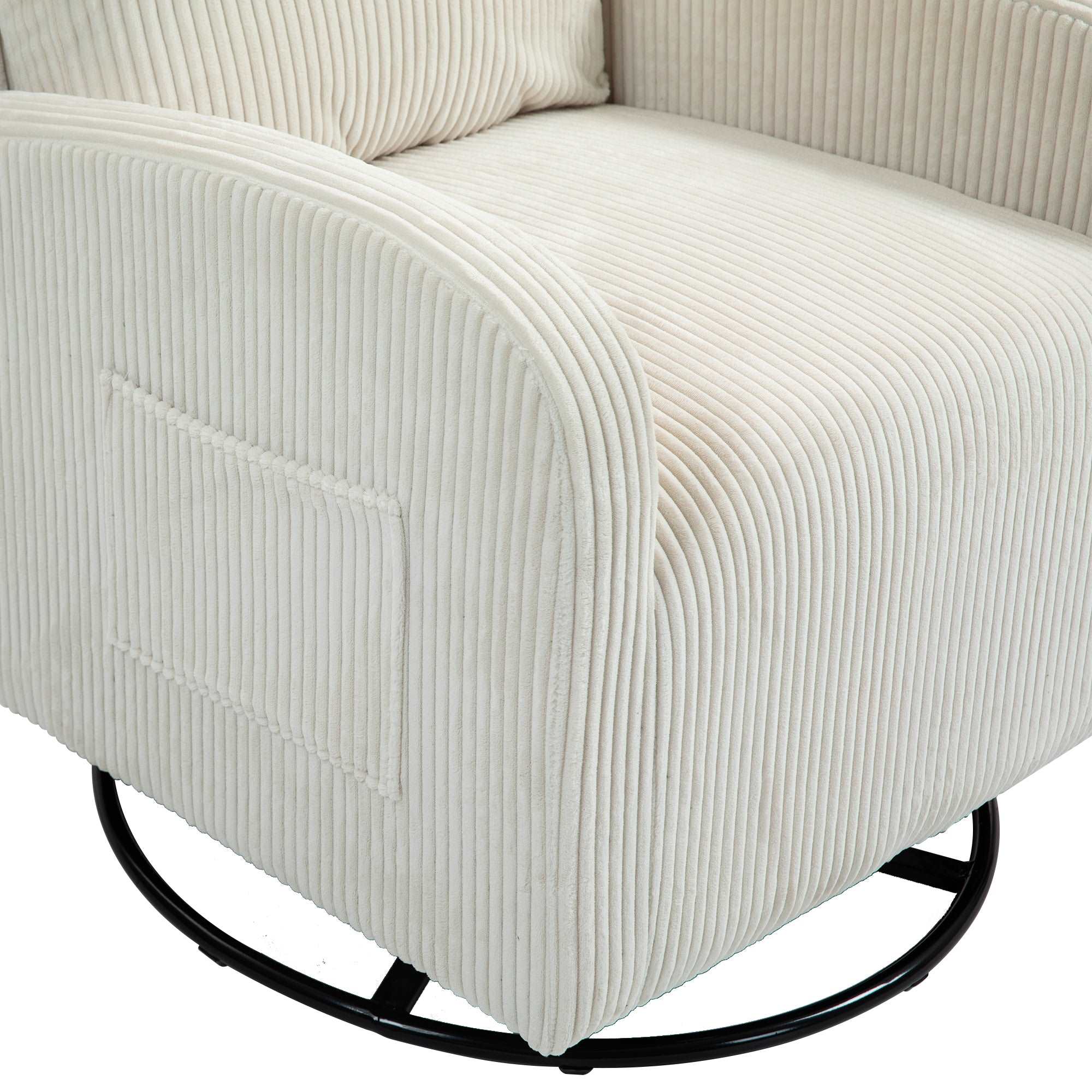 JiaDa Upholstered Swivel Glider&Rocking Chair