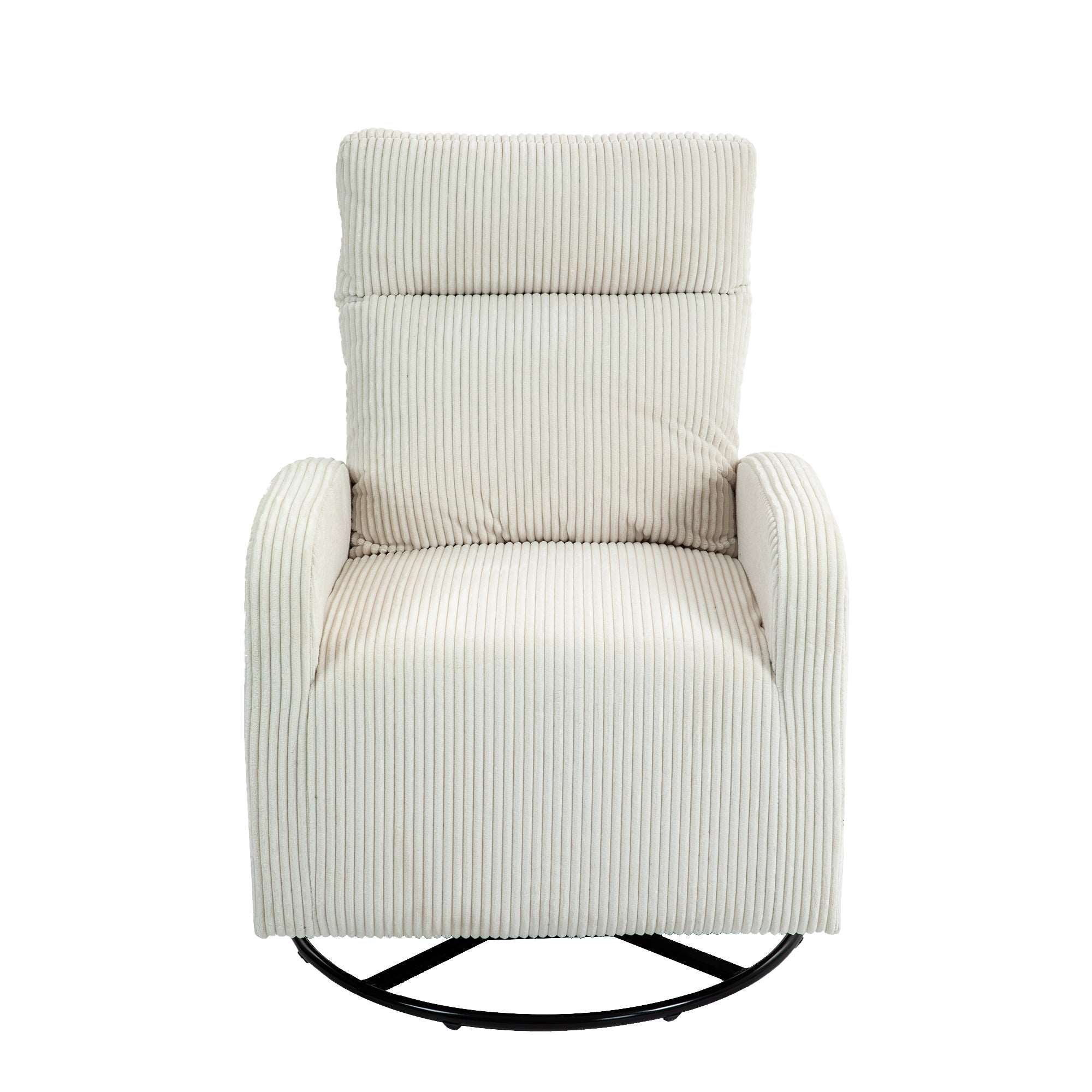 JiaDa Upholstered Swivel Glider&Rocking Chair
