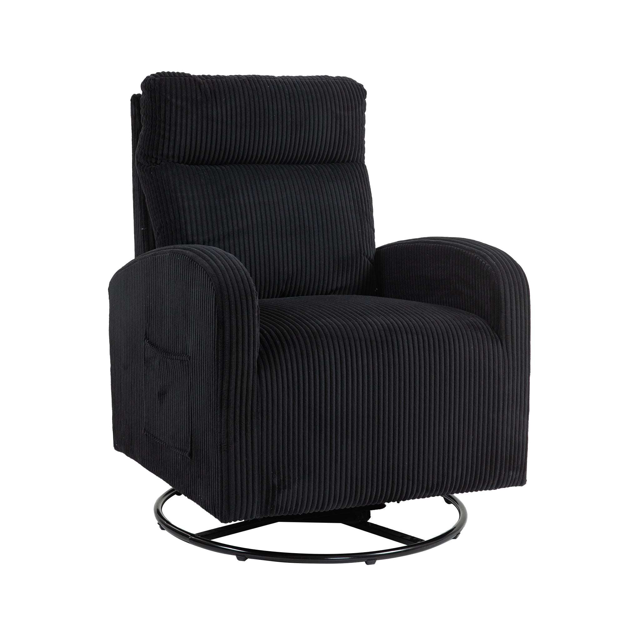 JiaDa Upholstered Swivel Glider＆Rocking Chair