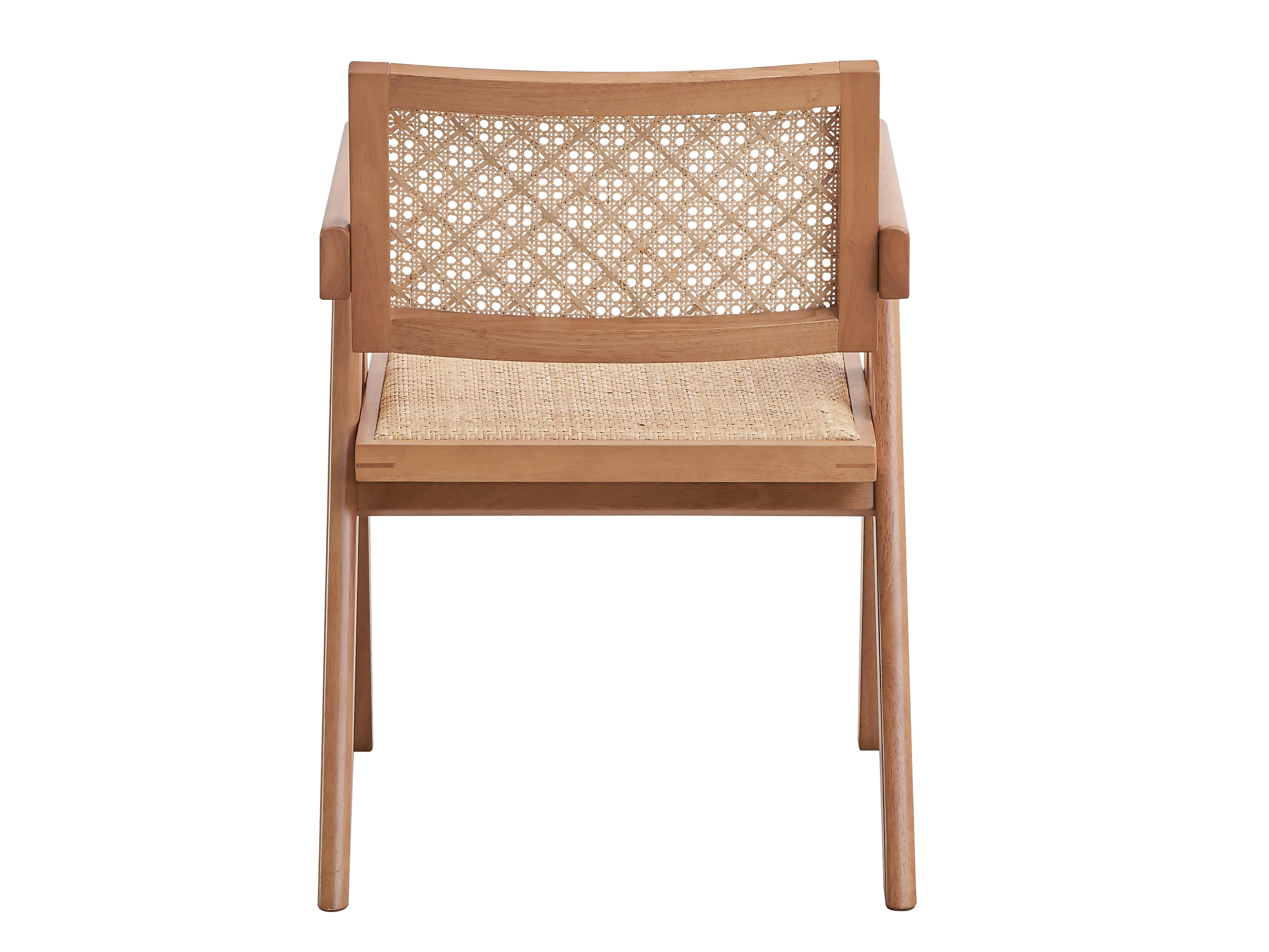 Velentina Arm Chair,Rattan & Natural Finish