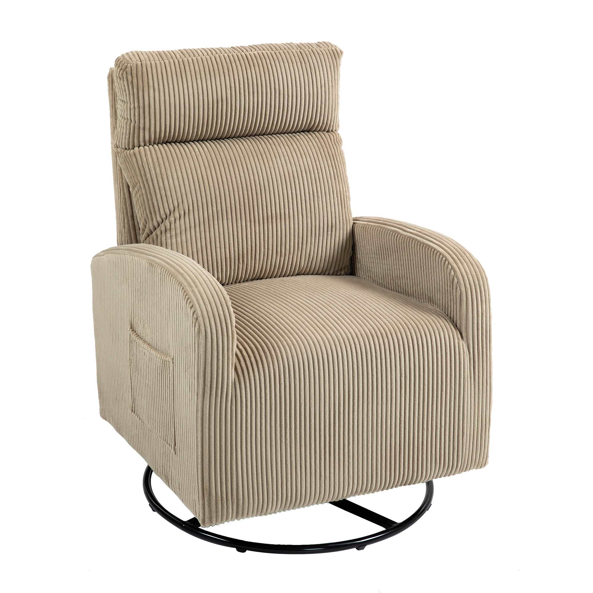 JiaDa Upholstered Swivel Glider＆Rocking Chair